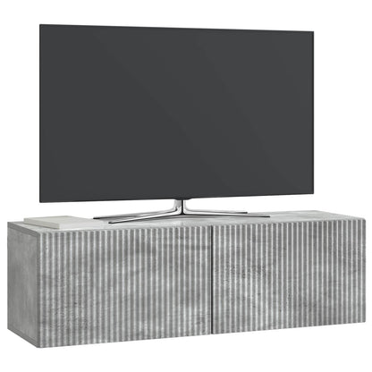 Mobile Porta TV da Muro Grigio Cemento 98 x 31 x 30 cm