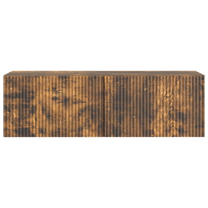 Mobile Porta TV da Muro Rovere Fumo 98 x 31 x 30 cm | homemem39