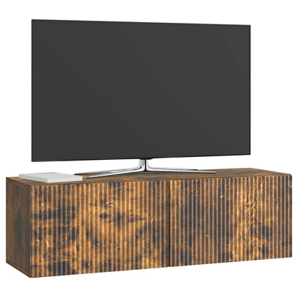 Mobile Porta TV da Muro Rovere Fumo 98 x 31 x 30 cm | homemem39