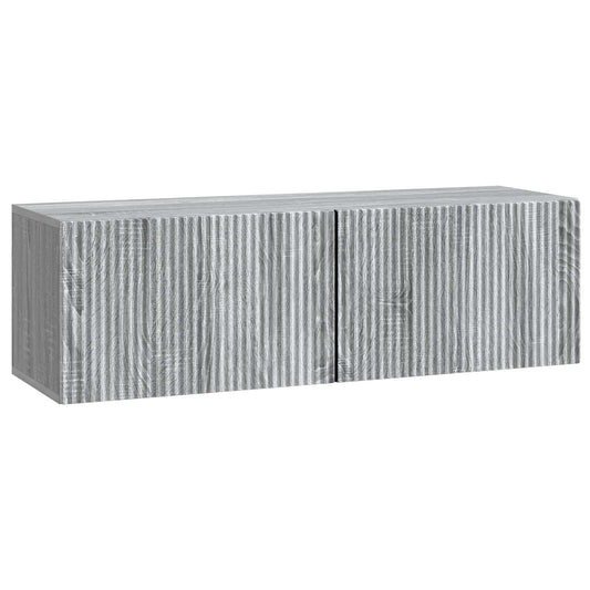 Mobile Porta TV da Muro Grigio Sonoma 98 x 31 x 30 cm