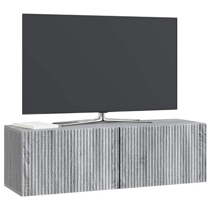 Mobile Porta TV da Muro Grigio Sonoma 98 x 31 x 30 cm | homemem39