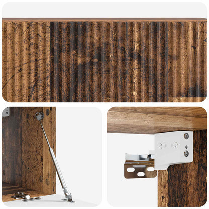 Mobile Porta TV da Muro Legno antico 98 x 31 x 30 cm | homemem39
