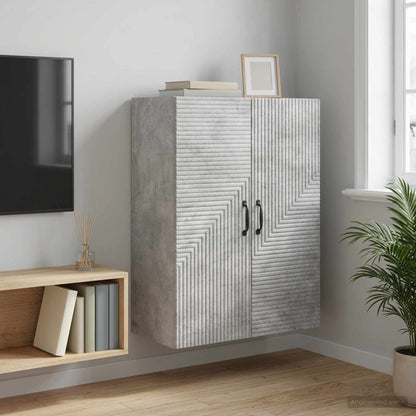 Mobiletto a muro Grigio Cemento 66 x 34,5 x 90 cm | homemem39