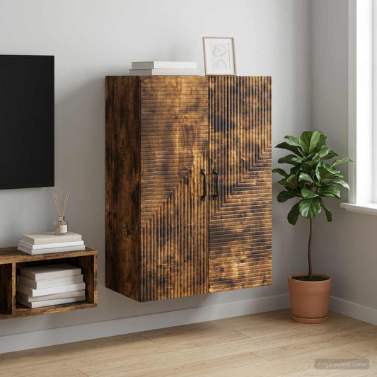 Mobiletto a muro Rovere Fumo 66 x 34,5 x 90 cm | homemem39
