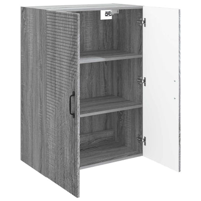 Mobiletto a muro Sonoma grigio 66 x 34,5 x 90 cm
