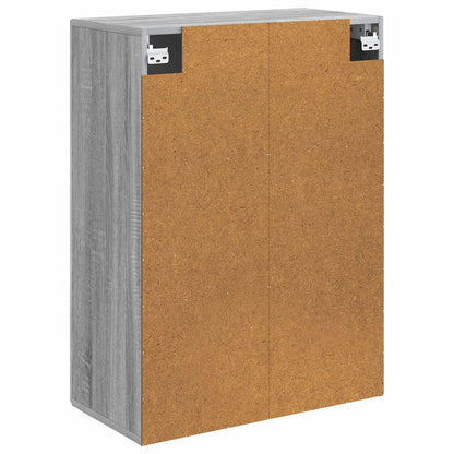 Mobiletto a muro Sonoma grigio 66 x 34,5 x 90 cm