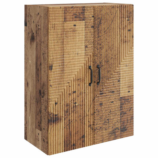 Mobiletto a muro Legno antico 66 x 34,5 x 90 cm