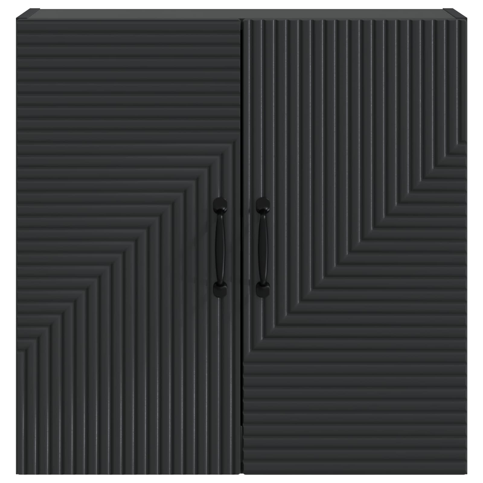 Mobiletto a muro Nero 59 x 31 x 60 cm Legno ingegnerizzato | homemem39