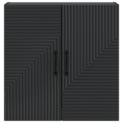 Mobiletto a muro Nero 59 x 31 x 60 cm Legno ingegnerizzato | homemem39