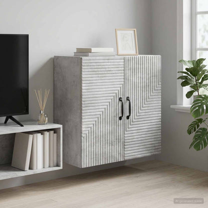 Mobiletto a muro Grigio Cemento 59 x 31 x 60 cm | homemem39
