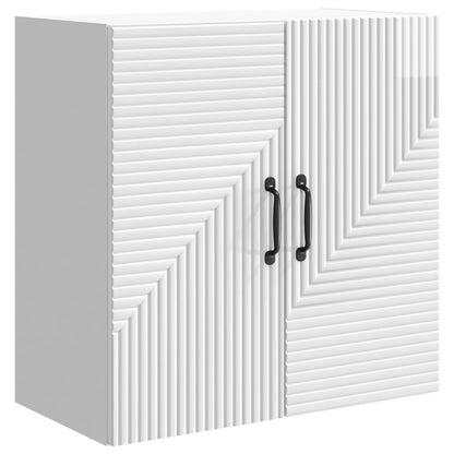 Mobiletto a muro Bianco Lucido 59 x 31 x 60 cm | homemem39