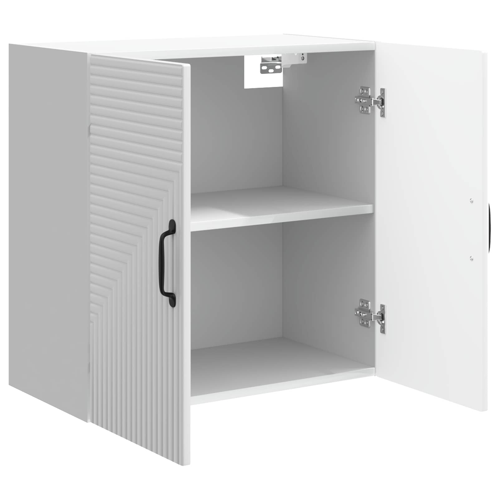 Mobiletto a muro Bianco Lucido 59 x 31 x 60 cm | homemem39