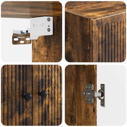 Mobiletto a muro Rovere Fumo 59 x 31 x 60 cm | homemem39