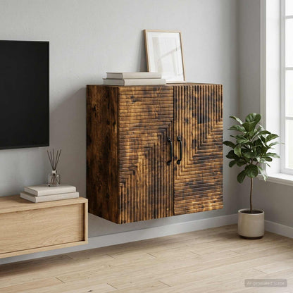 Mobiletto a muro Rovere Fumo 59 x 31 x 60 cm | homemem39