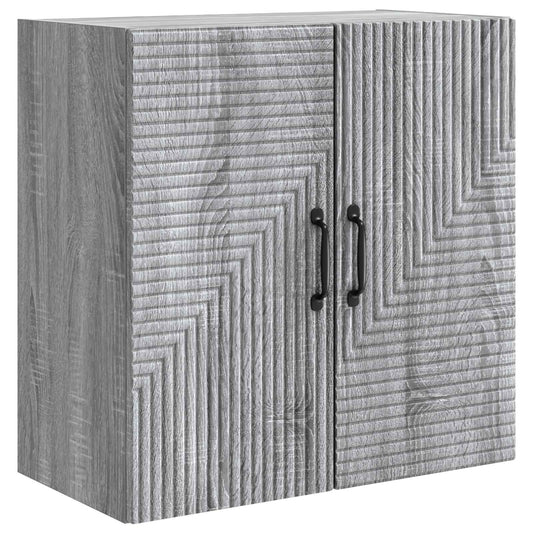 Mobiletto a muro Sonoma grigio 59 x 31 x 60 cm | homemem39