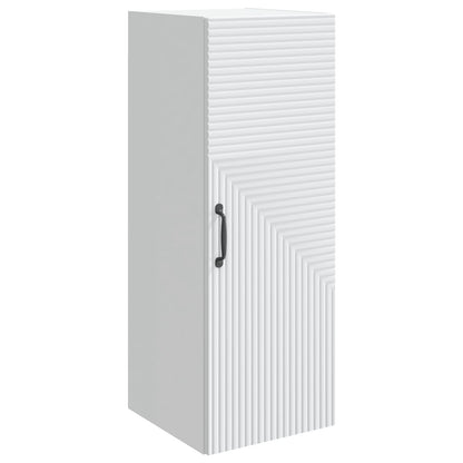 Mobiletto a muro Bianco 33 x 34,5 x 90 cm Legno ingegnerizzato | homemem39