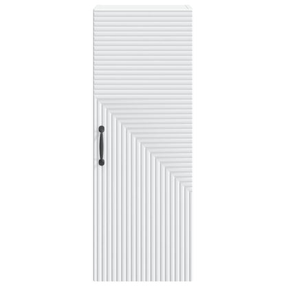 Mobiletto a muro Bianco 33 x 34,5 x 90 cm Legno ingegnerizzato | homemem39