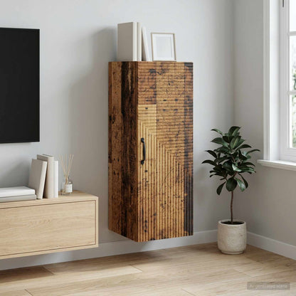 Mobiletto a muro Legno antico 33 x 34,5 x 90 cm | homemem39