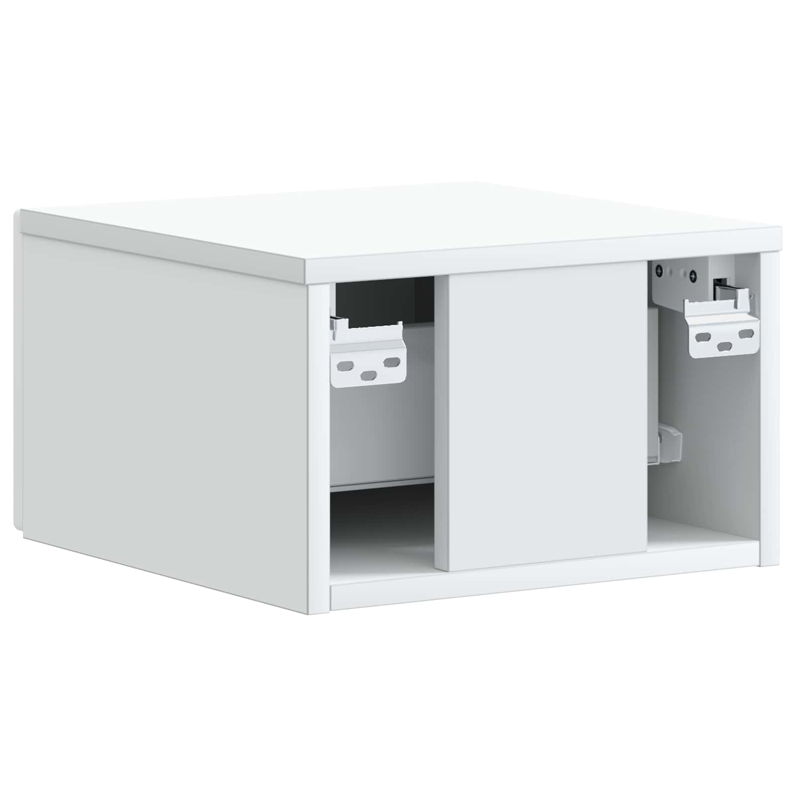 Mobiletto da notte a muro 2 pcs Bianco 34,5 x 33 x 20 cm | homemem39