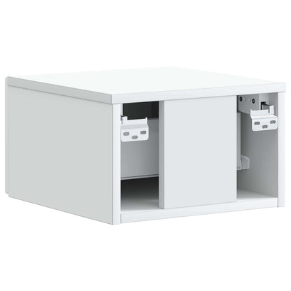 Mobiletto da notte a muro 2 pcs Bianco 34,5 x 33 x 20 cm | homemem39