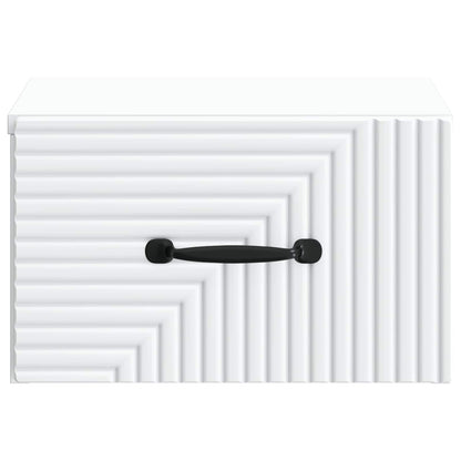 Mobiletto da notte a muro 2 pcs Bianco 34,5 x 33 x 20 cm | homemem39