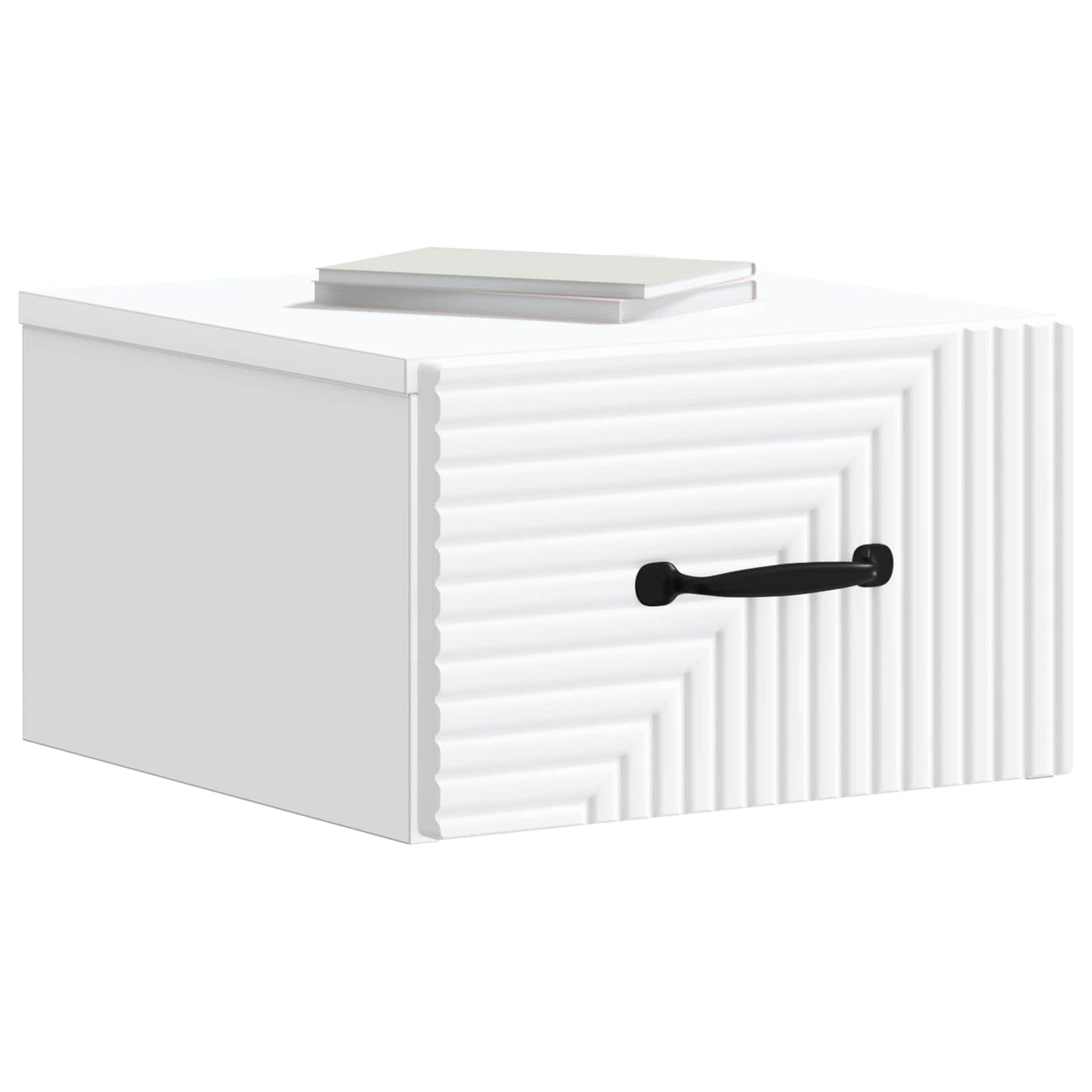 Mobiletto da notte a muro 2 pcs Bianco 34,5 x 33 x 20 cm | homemem39
