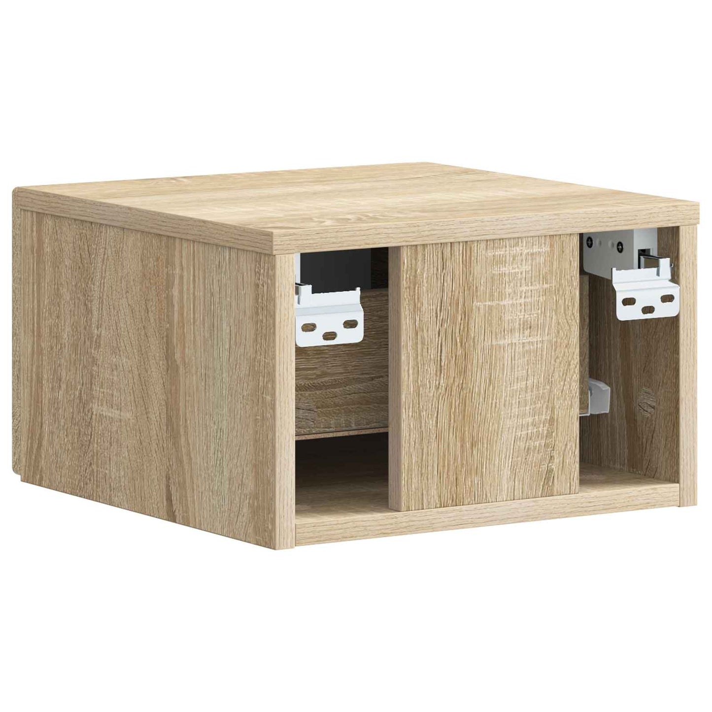 Mobiletto da notte a muro Rovere Sonoma 34,5 x 33 x 20 cm | homemem39