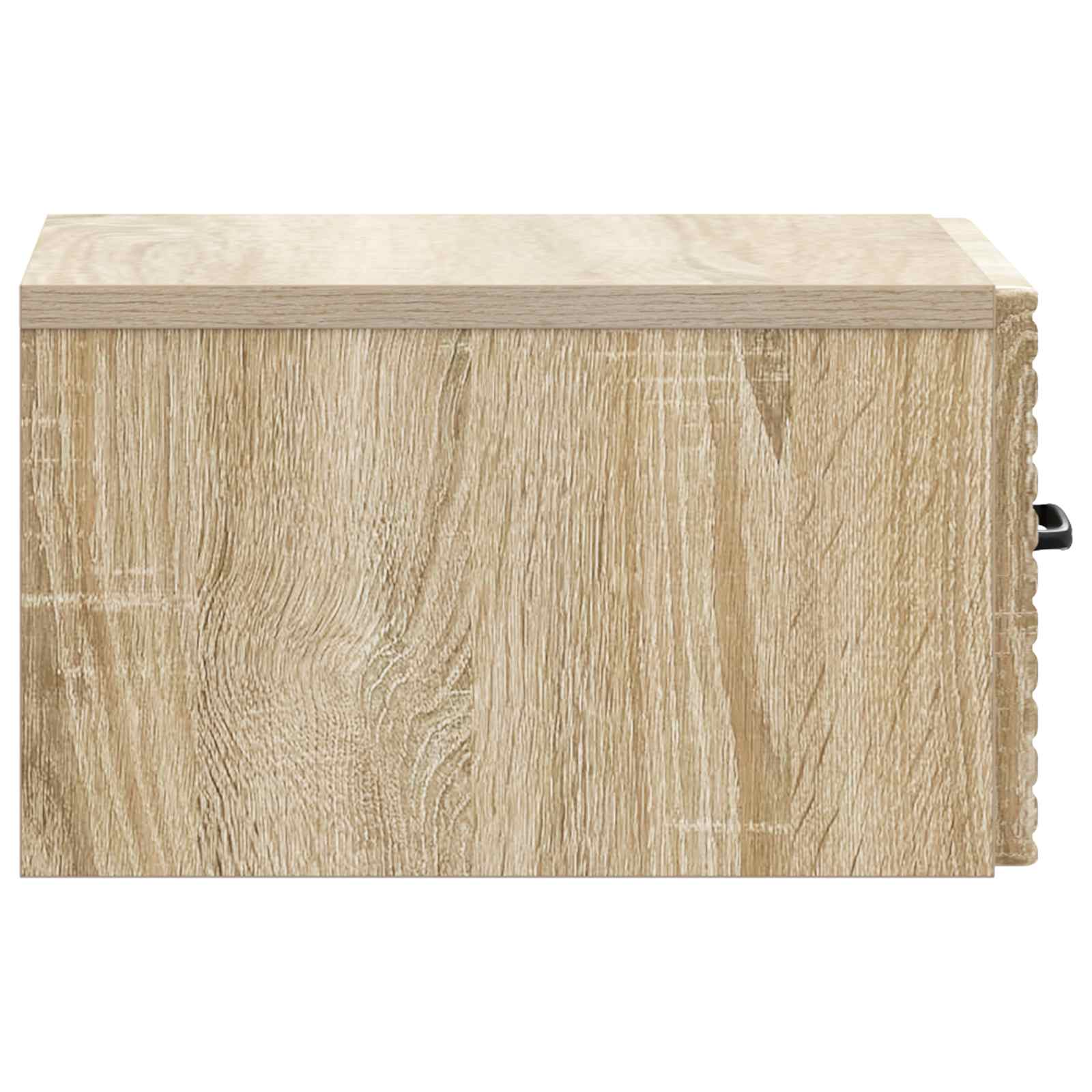 Mobiletto da notte a muro Rovere Sonoma 34,5 x 33 x 20 cm | homemem39