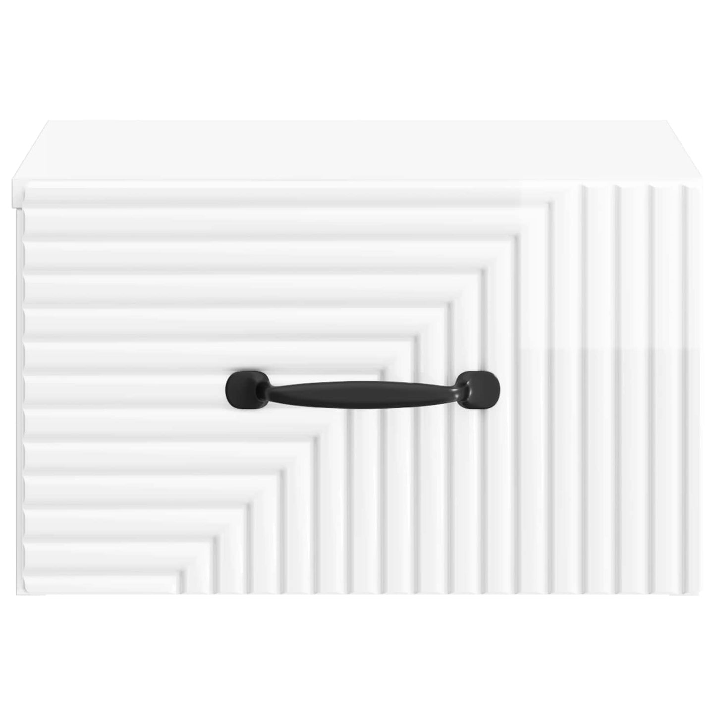 Mobiletto da notte a muro 2 pcs Bianco Lucido 34,5 x 33 x 20 cm | homemem39
