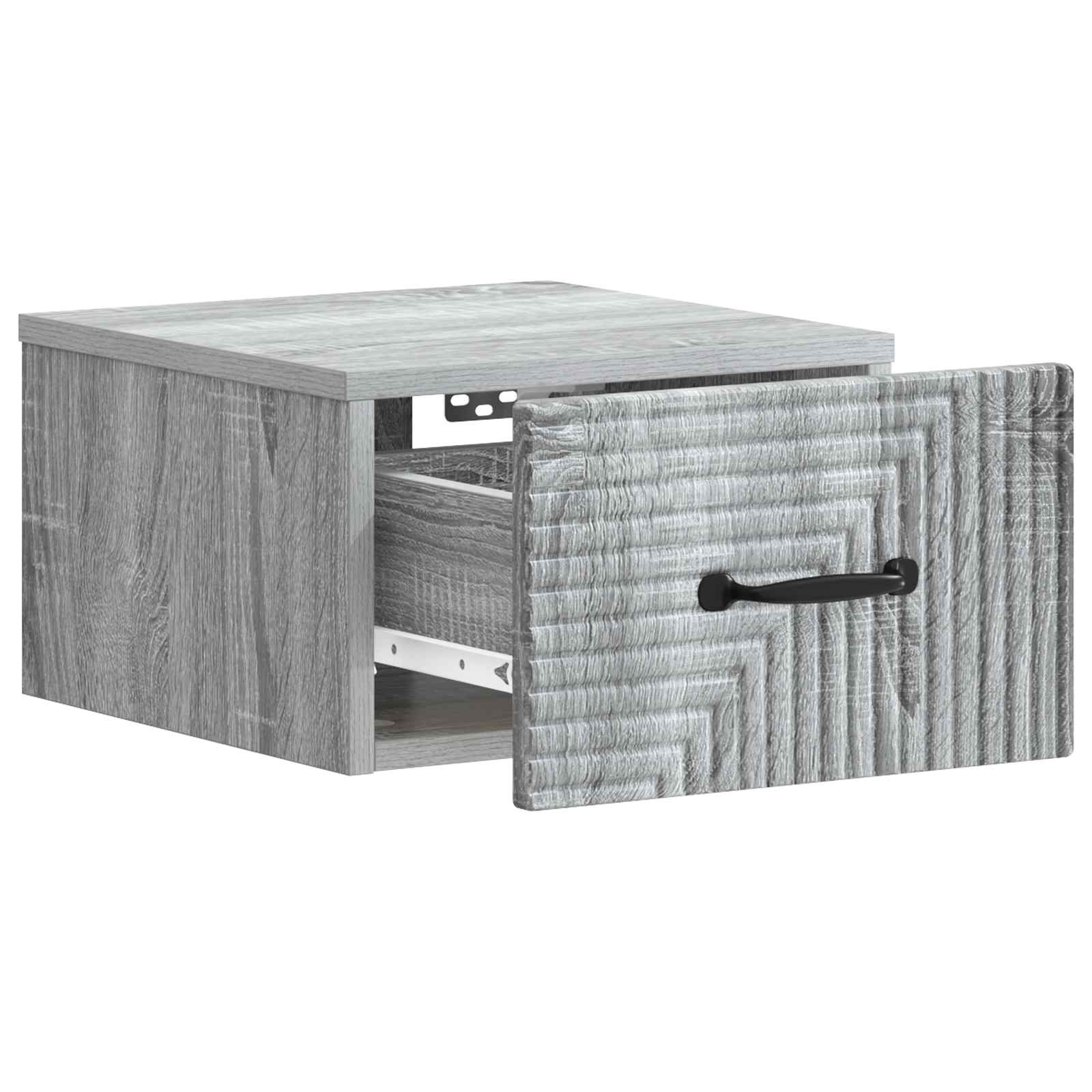 Mobiletto da notte a muro 2 pcs Grigio Sonoma 34,5 x 33 x 20 cm | homemem39