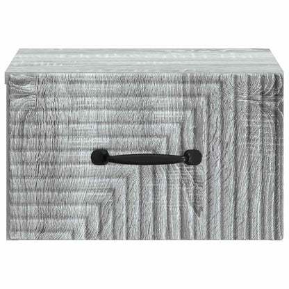 Mobiletto da notte a muro 2 pcs Grigio Sonoma 34,5 x 33 x 20 cm | homemem39