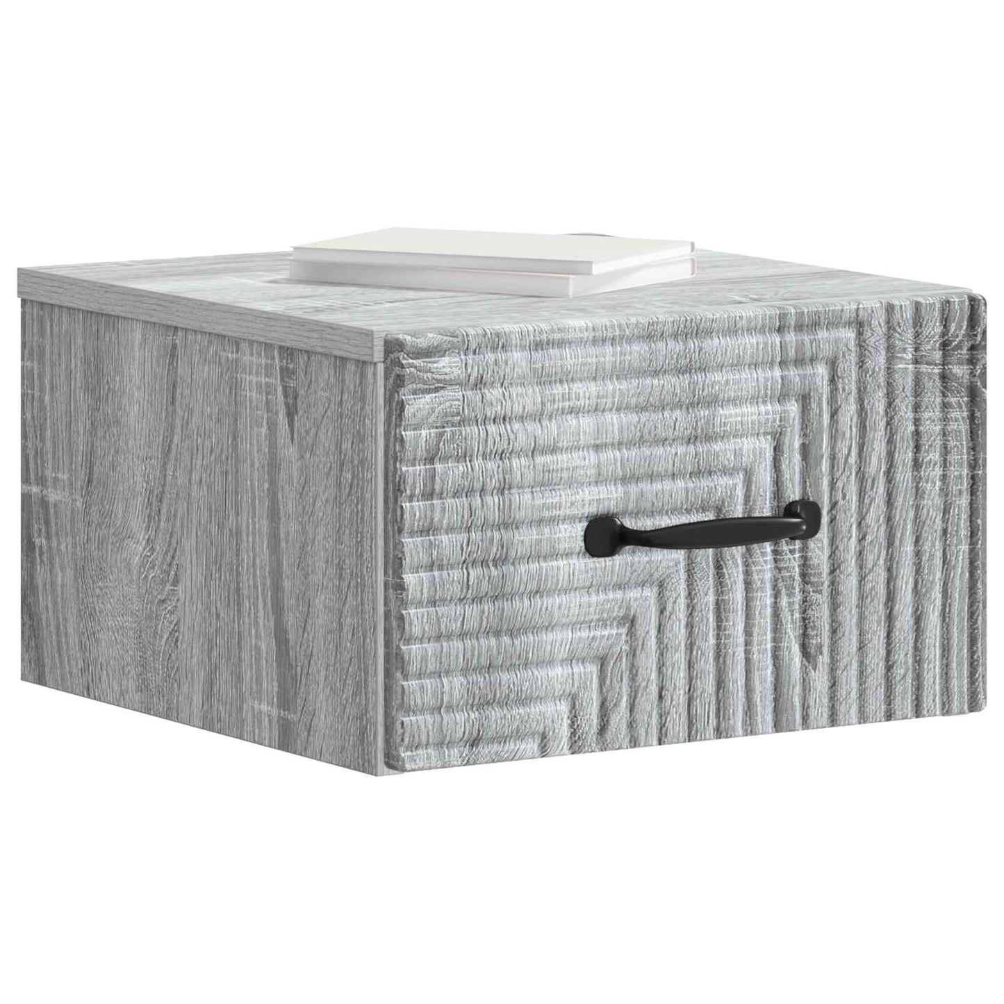 Mobiletto da notte a muro 2 pcs Grigio Sonoma 34,5 x 33 x 20 cm | homemem39