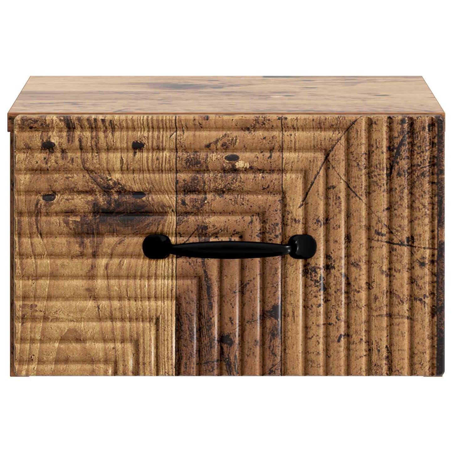 Mobiletto da notte a muro Legno antico 34,5 x 33 x 20 cm | homemem39