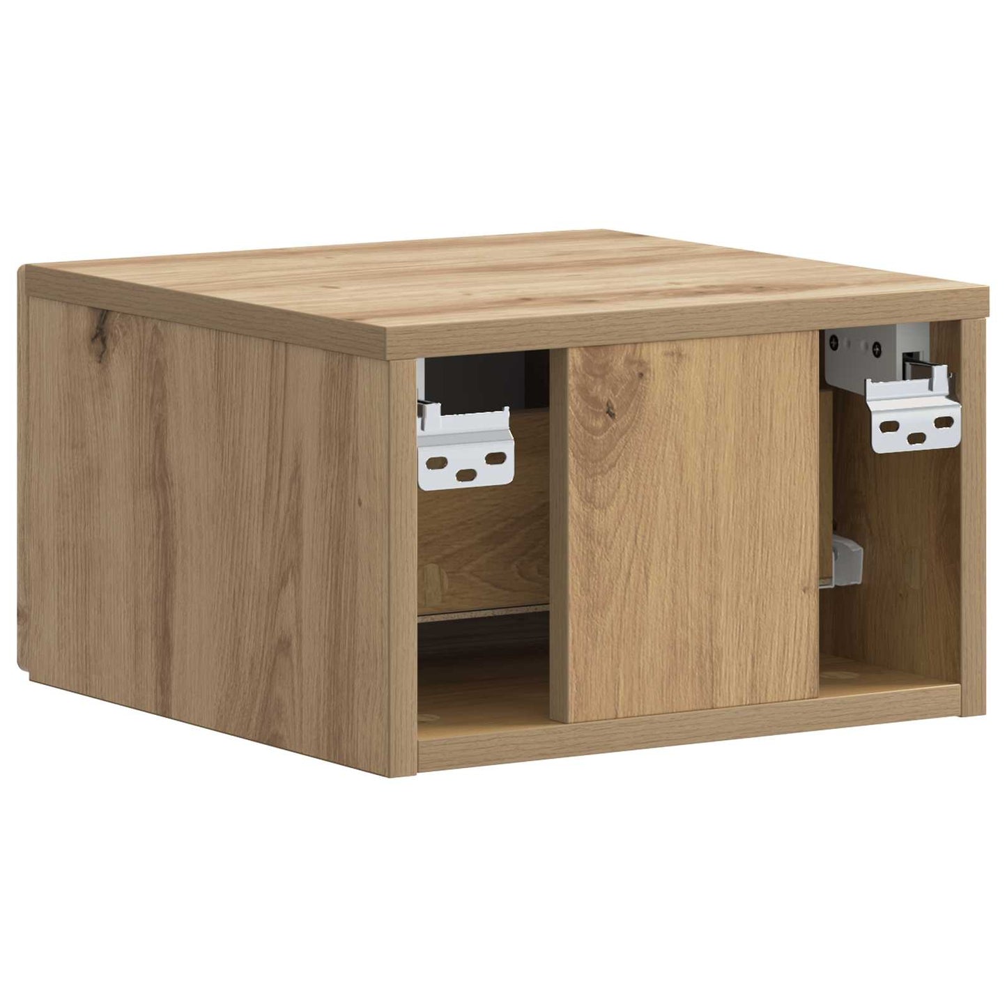 Mobiletto da notte a muro 2 pz Rovere Artigianale | homemem39