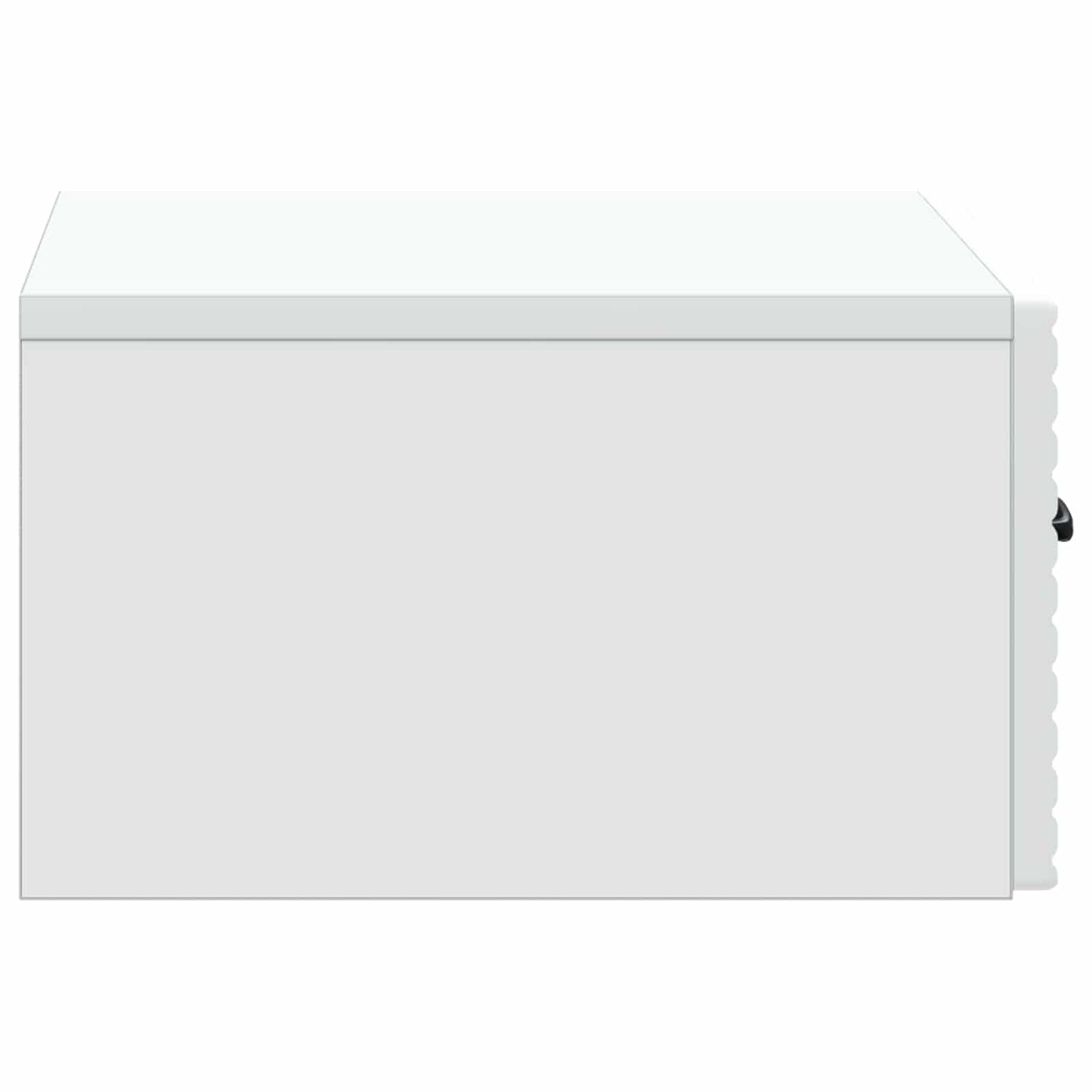 Mobiletto da notte a muro con cassetto Bianco 49 x 34,5 x 20 cm | homemem39