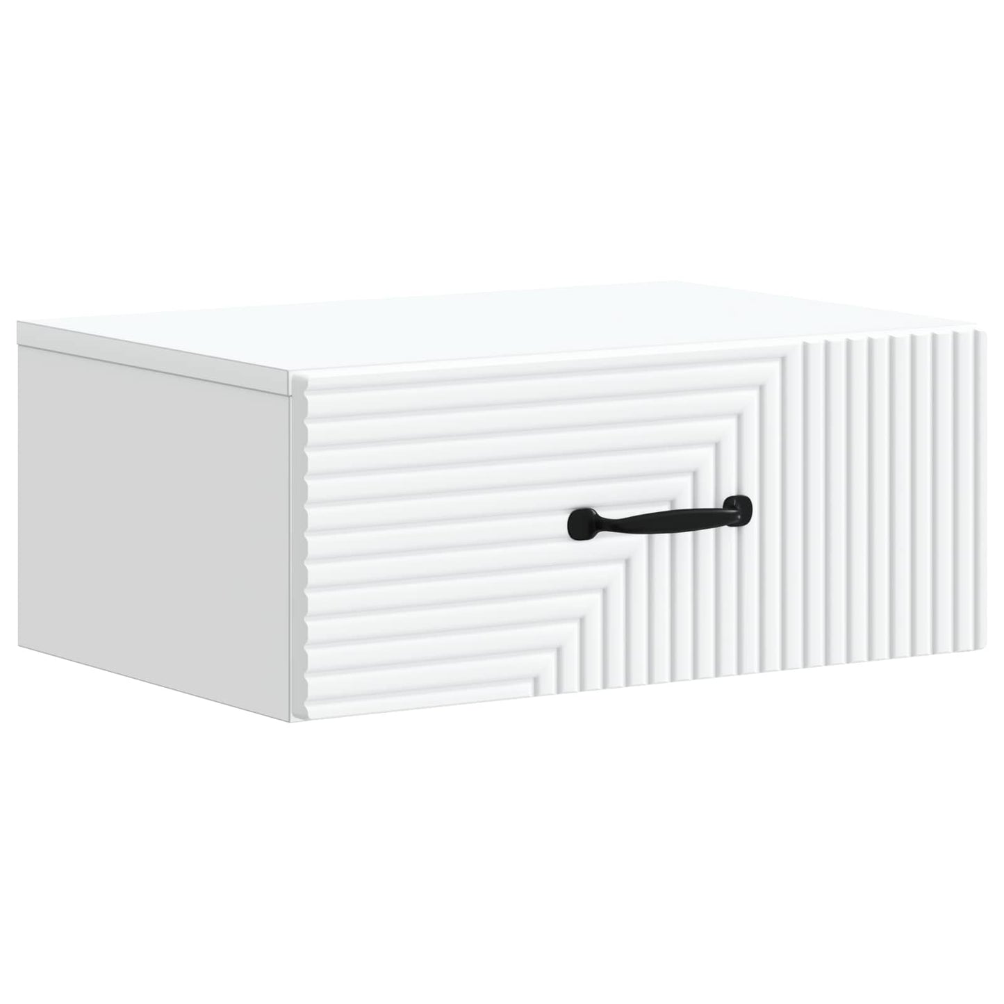 Mobiletto da notte a muro 2 pcs Bianco 49 x 34,5 x 20 cm | homemem39