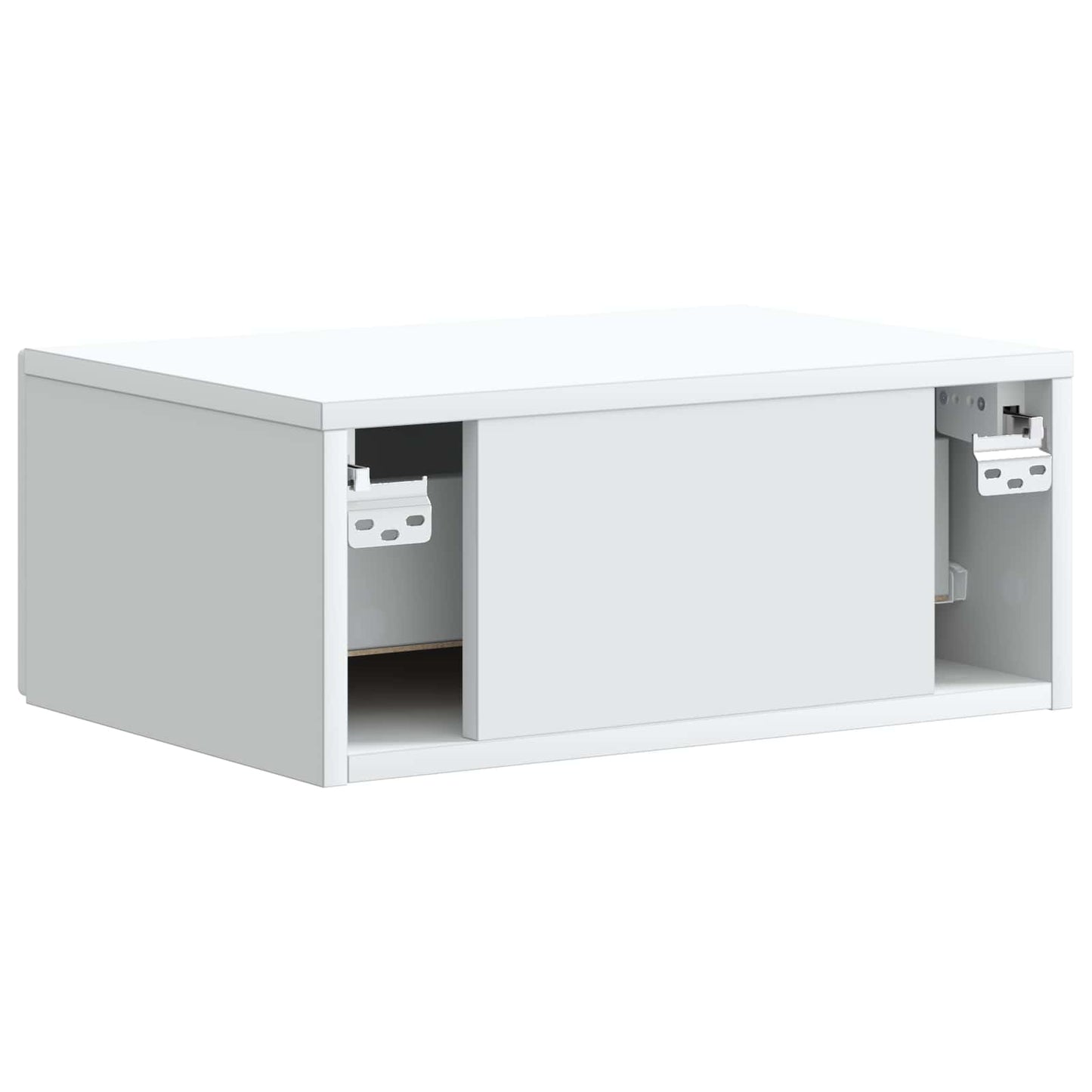 Mobiletto da notte a muro 2 pcs Bianco 49 x 34,5 x 20 cm | homemem39