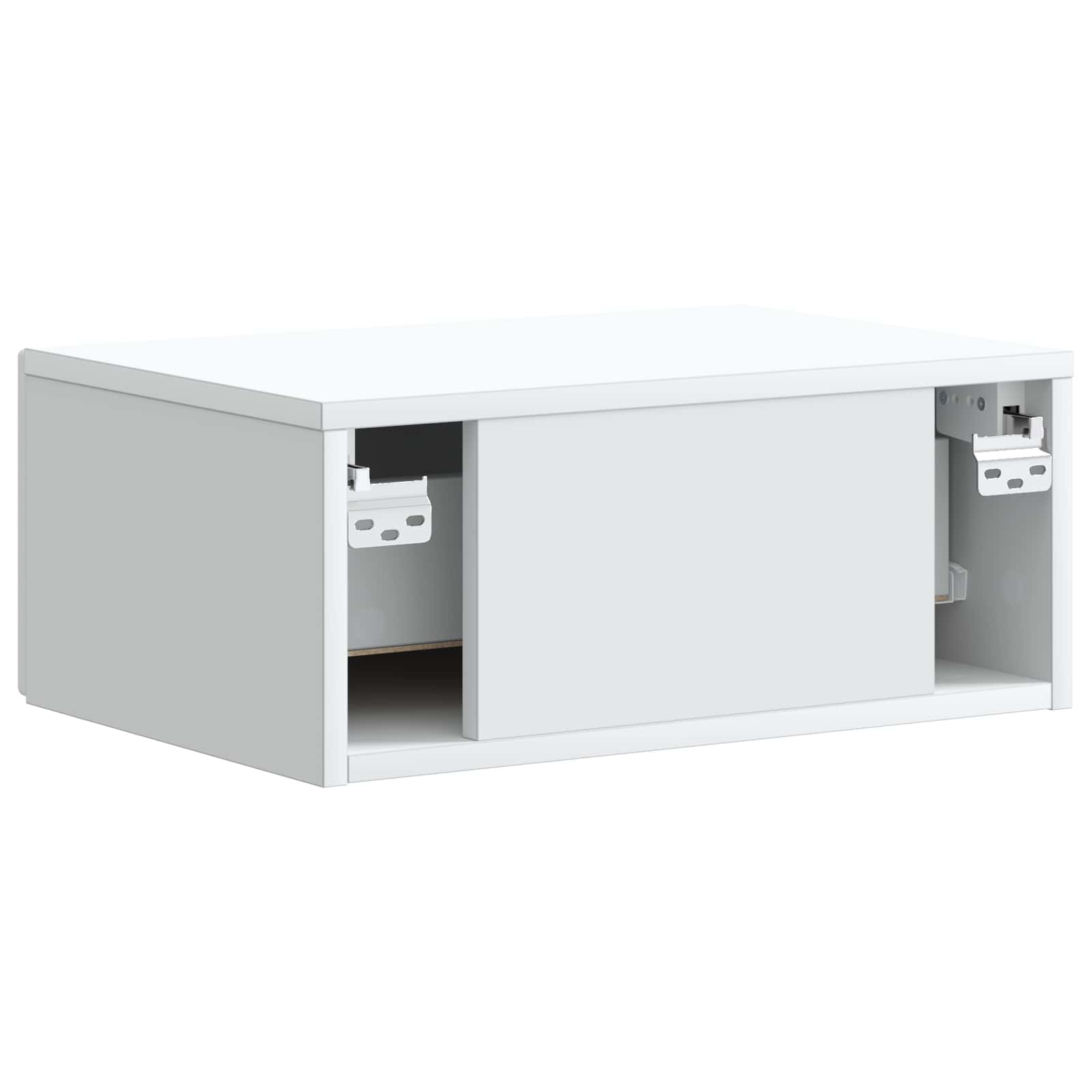 Mobiletto da notte a muro 2 pcs Bianco 49 x 34,5 x 20 cm | homemem39