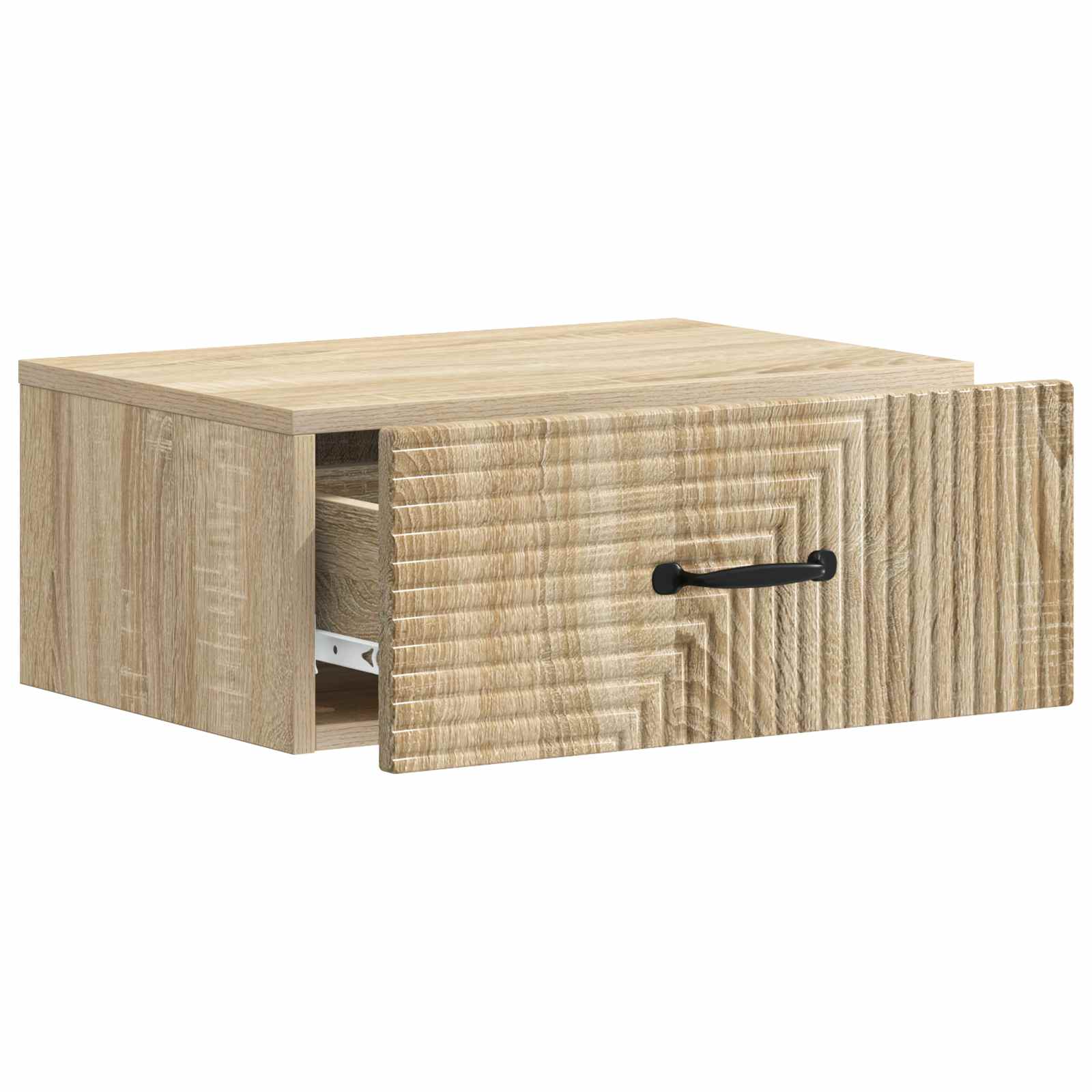 Mobiletto da notte a muro 2 pcs Rovere Sonoma 49 x 34,5 x 20 cm | homemem39