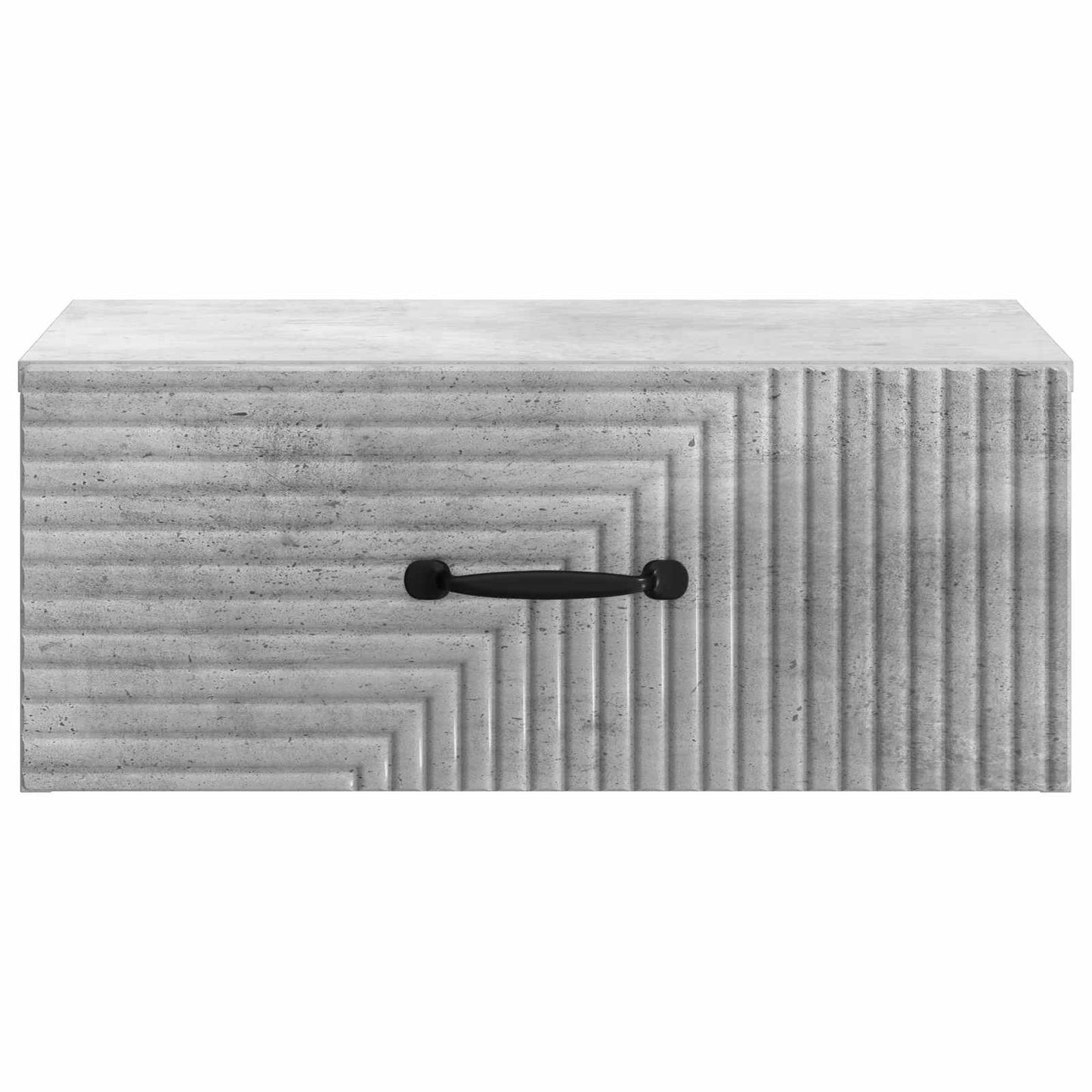 Mobiletto da notte a muro Grigio Cemento 49 x 34,5 x 20 cm | homemem39