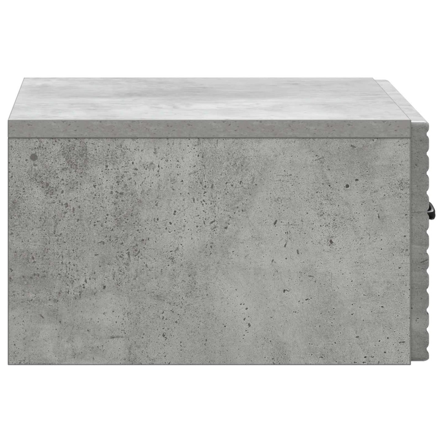 Mobiletto da notte a muro Grigio Cemento 49 x 34,5 x 20 cm | homemem39