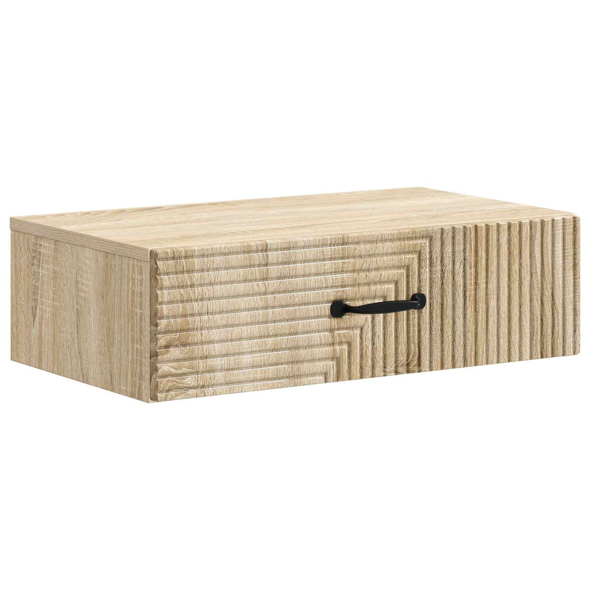 Tavolino da Parete Laterale 59 x 34,5 x 17 cm Rovere Sonoma - homemem39