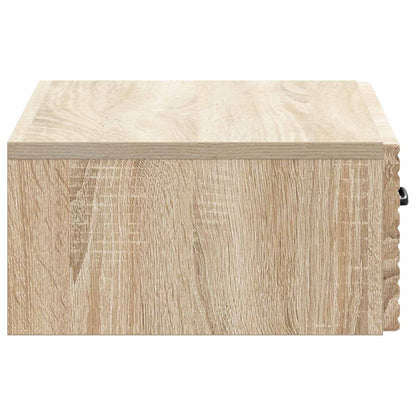 Tavolino da Parete Laterale Rovere Sonoma 59 x 34,5 x 17 cm | homemem39