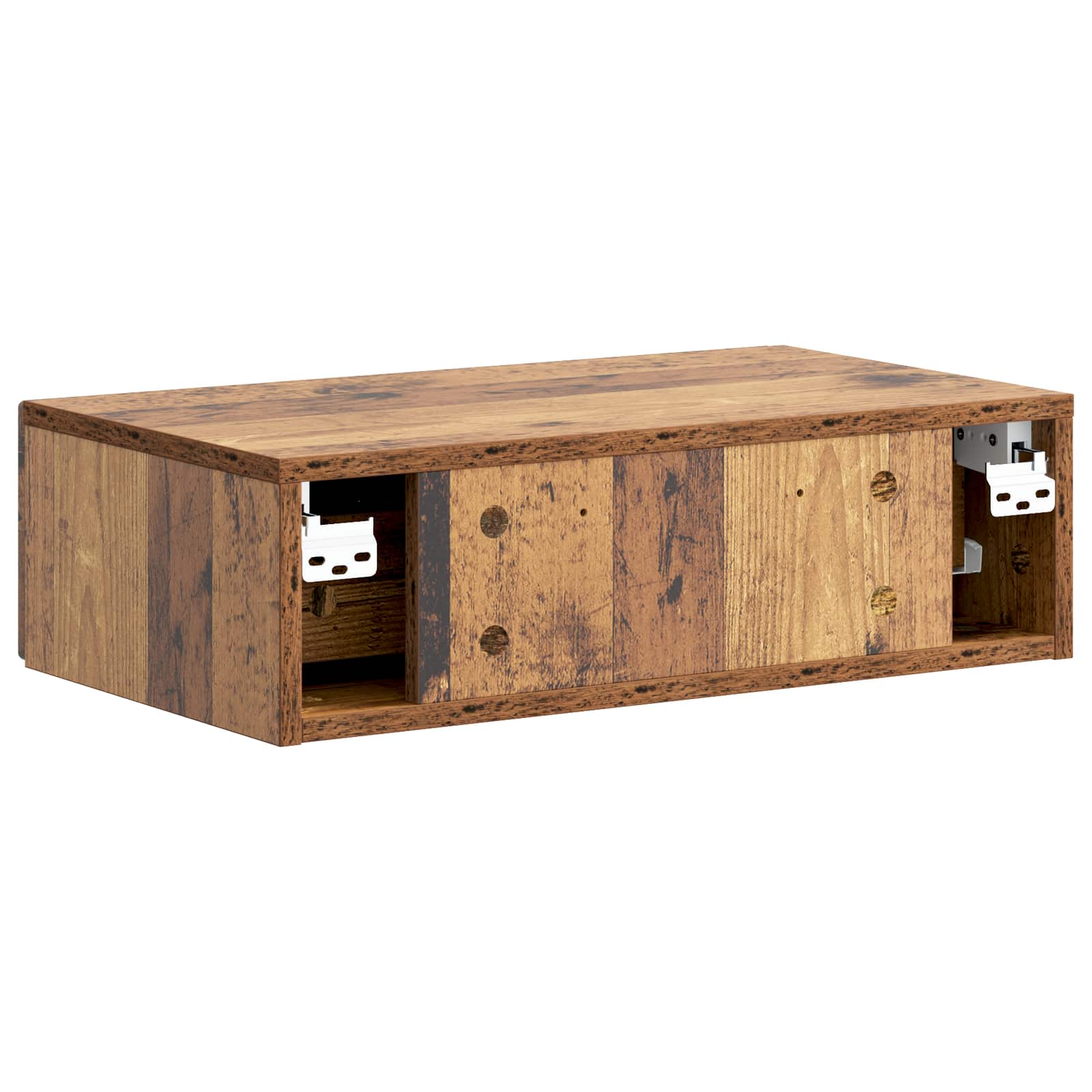 Tavolino da Parete Laterale Legno antico 59 x 34,5 x 17 cm | homemem39