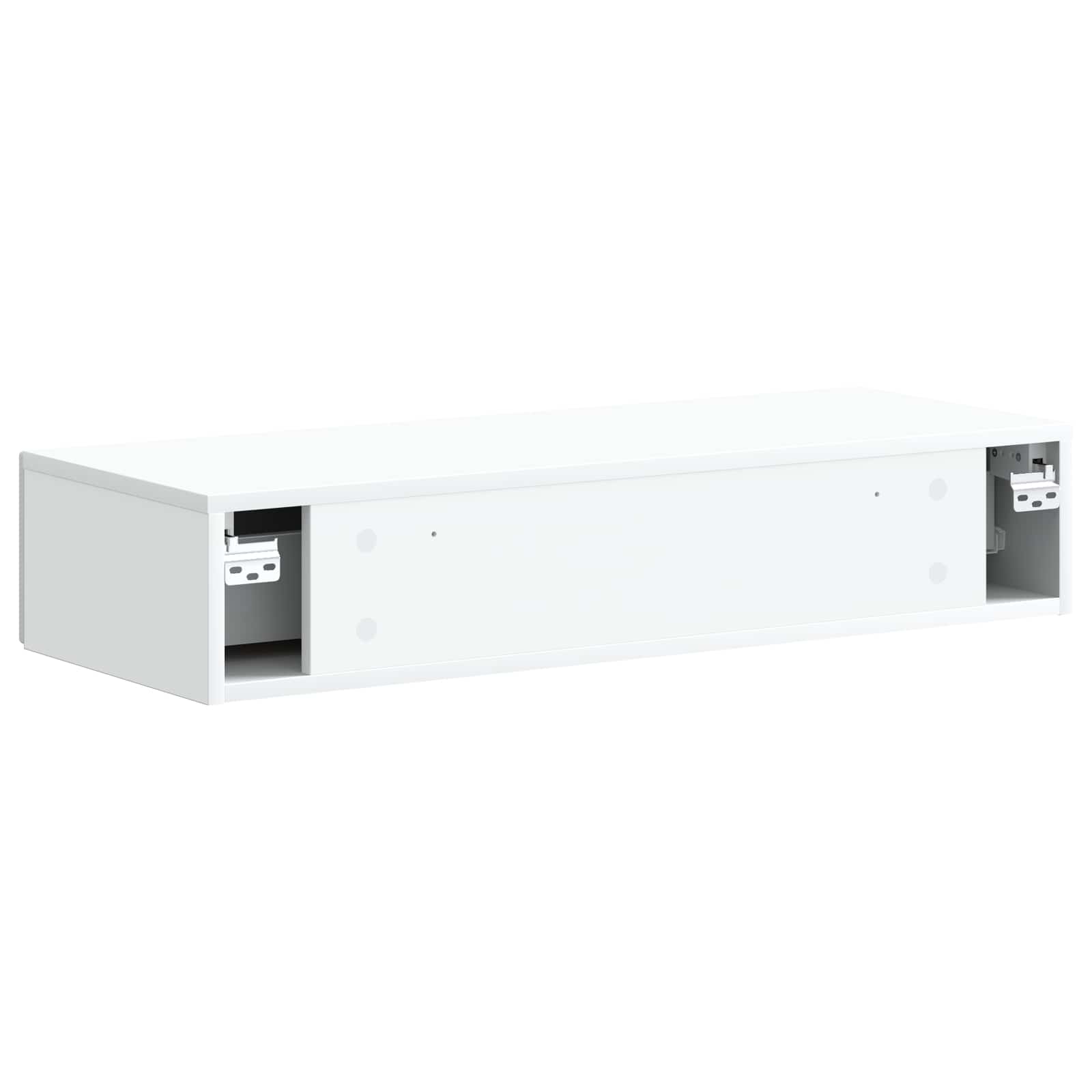 Tavolino da Parete Laterale Bianco 87,5 x 34,5 x 17 cm | homemem39