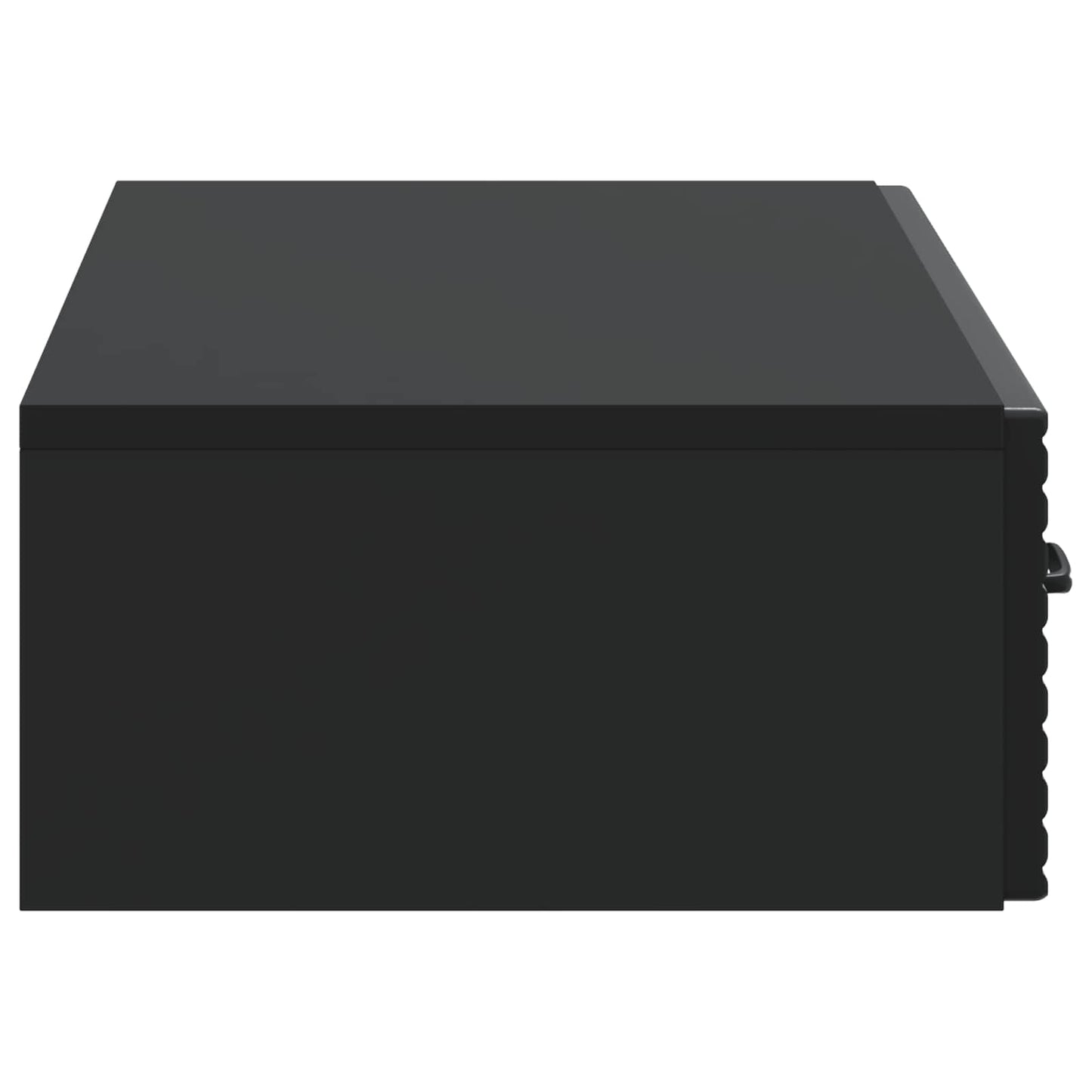 Tavolino da Parete Laterale Nero 87,5 x 34,5 x 17 cm | homemem39