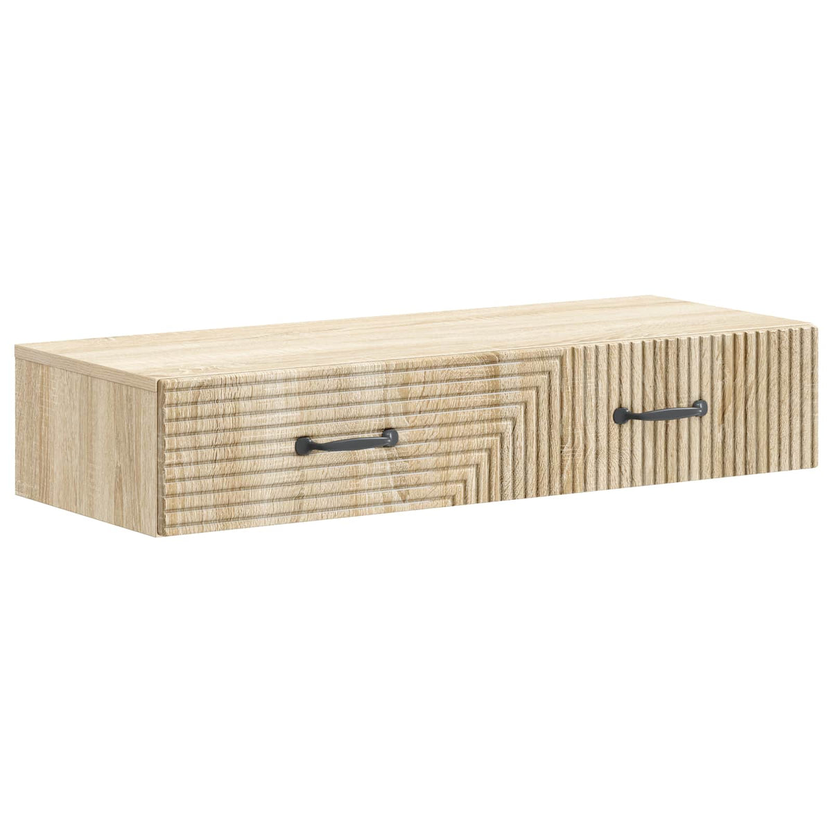 Tavolino da Parete Laterale 87,5 x 34,5 x 17 cm Rovere Sonoma - homemem39
