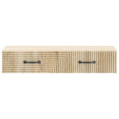 Tavolino da Parete Laterale 87,5 x 34,5 x 17 cm Rovere Sonoma - homemem39