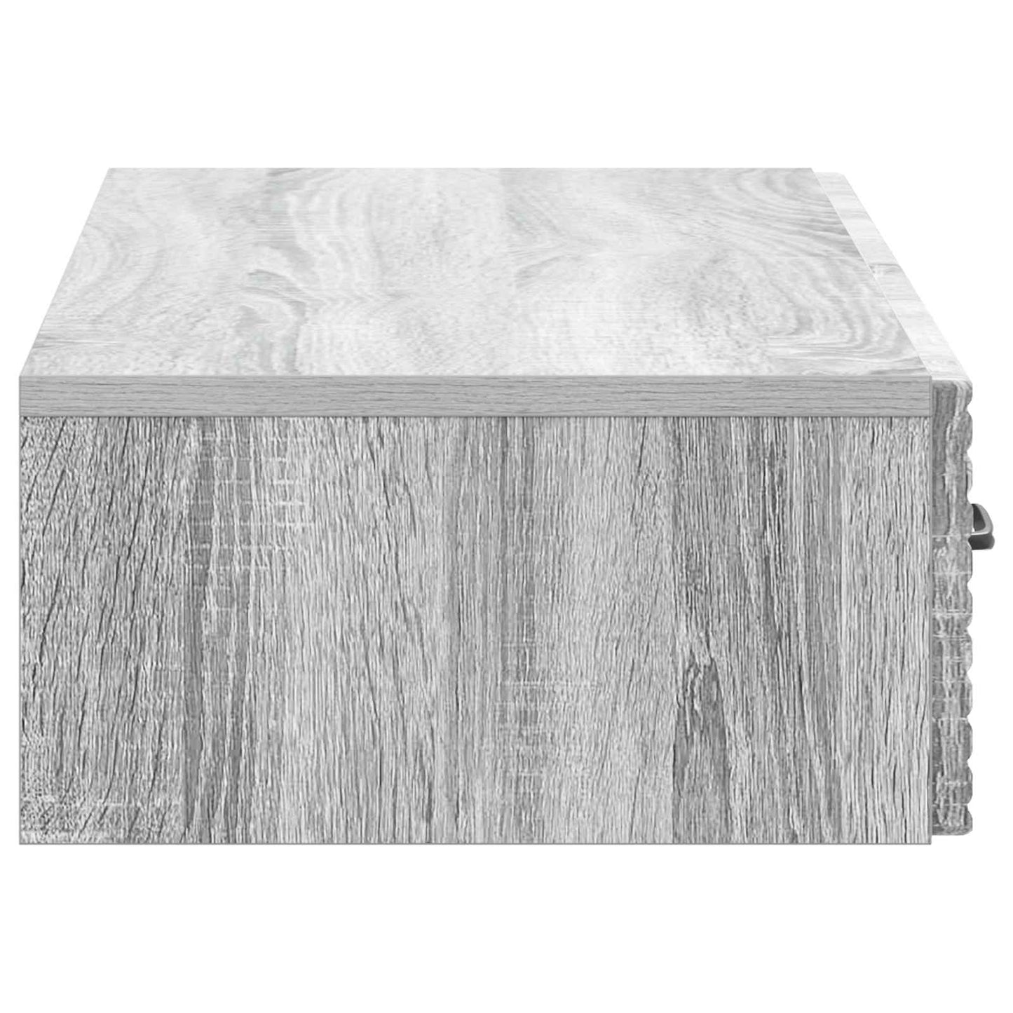 Tavolino da Parete Laterale Grigio Sonoma 87,5 x 34,5 x 17 cm | homemem39