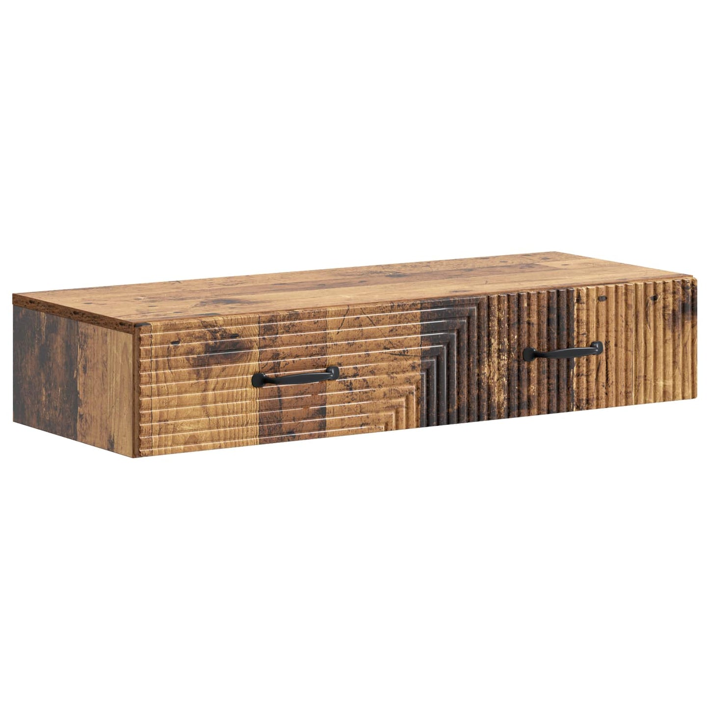 Tavolino da Parete Laterale Legno antico 87,5 x 34,5 x 17 cm